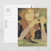 Carte Postale Salon des Cents (Devant / Derrière)
