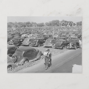 Carte Postale Salon d'État de l'Iowa 1939