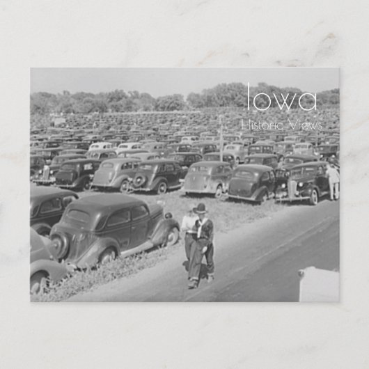 Carte Postale Salon d'État de l'Iowa 1939 (Devant)