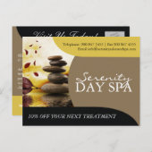 Carte postale Salon et publicité Spa (Devant / Derrière)