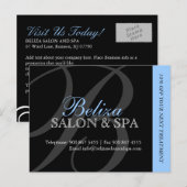 Carte postale Salon et publicité Spa (Devant / Derrière)