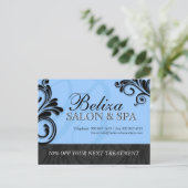 Carte postale Salon et publicité Spa (Debout devant)