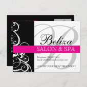 Carte postale Salon et publicité Spa (Devant / Derrière)