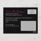 Carte postale Salon et publicité Spa (Dos)