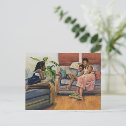 Carte Postale Salon Lounge 2000 (Debout devant)