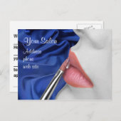 Carte postale Salon, Modèle (Devant / Derrière)