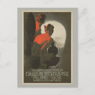 Carte Postale Salon mondial de Milan 1906