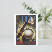 Carte Postale Salon mondial de New York 1939 (Debout devant)