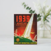 Carte Postale Salon mondial de San Francisco 1939 (Debout devant)