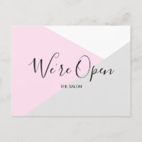 Salon Sécurité : Moderne rose et gris réouverture