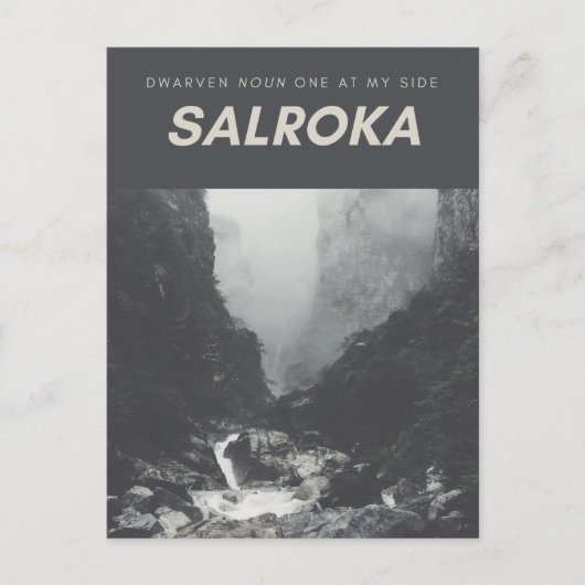 Carte postale Salroka (Devant)
