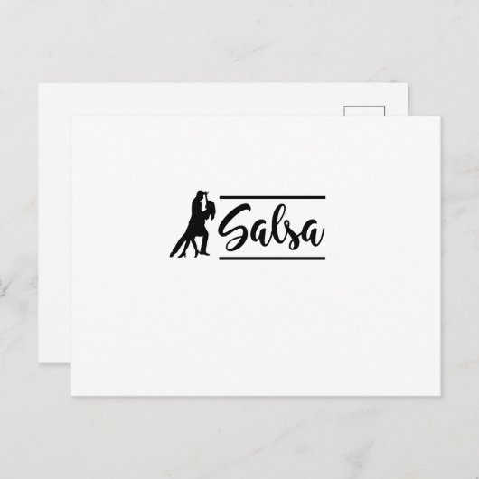 Carte Postale salsa (Devant / Derrière)
