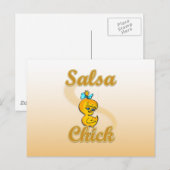 Carte Postale Salsa Chick (Devant / Derrière)