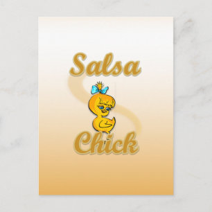 Carte Postale Salsa Chick