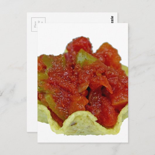 Carte Postale Salsa maison (Devant / Derrière)