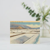 Carte Postale Salt Beds, Great Salt Lake, Utah (Debout devant)