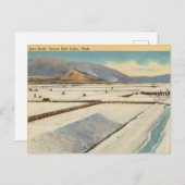 Carte Postale Salt Beds, Great Salt Lake, Utah (Devant / Derrière)