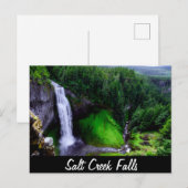 Carte Postale Salt Creek Falls, Oregon (Devant / Derrière)
