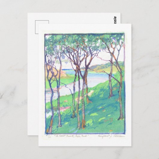 Carte Postale Salt Creek sur Cape Cod Print (Devant / Derrière)