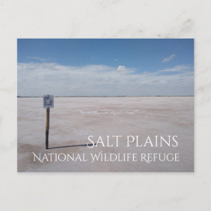 Carte Postale Salt Flats, Salt Plains National Wildlife Refuge