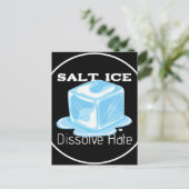 Carte Postale Salt Ice Sticker (Debout devant)