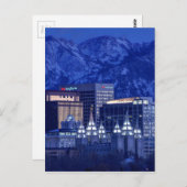Carte Postale Salt Lake City Downtown Winter Skyline (Devant / Derrière)