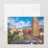 Carte Postale Salt Lake City, Utah, États-Unis (Devant / Derrière)