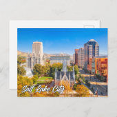 Carte Postale Salt Lake City, Utah, États-Unis (Devant / Derrière)