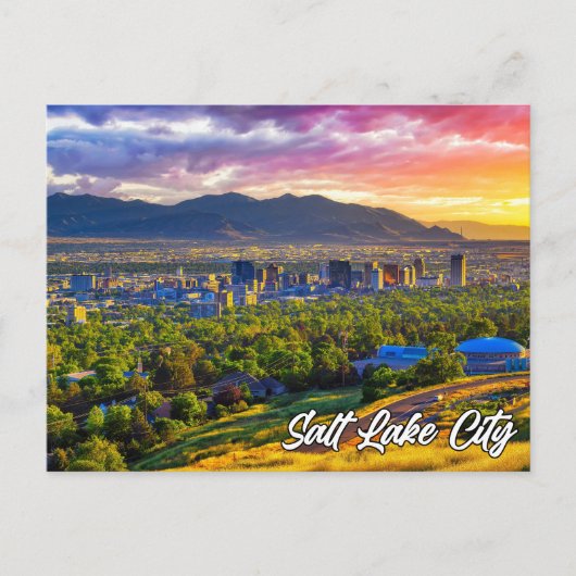 Carte Postale Salt Lake City, Utah, USA (Devant)