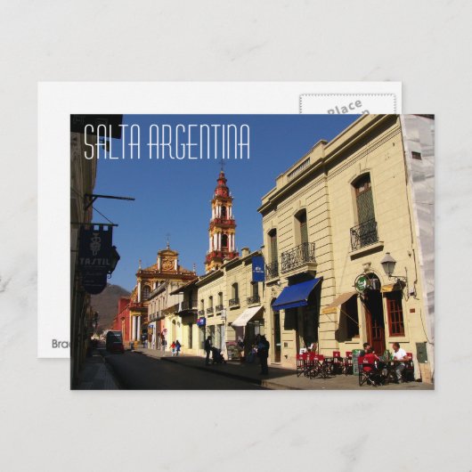 Carte postale Salta Argentina (Devant / Derrière)