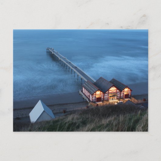 CARTE POSTALE SALTBURN PIER - SALTBURN-BY-THE-SEA, UK (Devant)