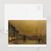 Carte Postale Salthouse Dock, Liverpool John Atkinson Grimshaw (Devant / Derrière)