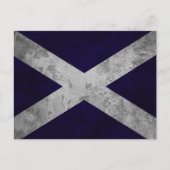 Carte Postale Saltire Grunge (Devant)