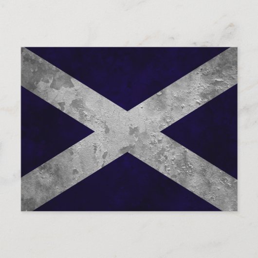 Carte Postale Saltire Grunge (Devant)