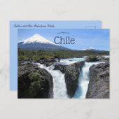 Carte Postale Saltos del Rio Petrohué Chili (Devant / Derrière)