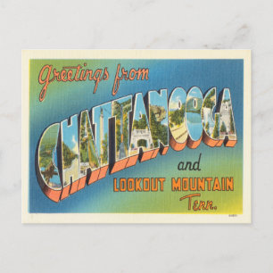 Carte Postale Salut de Chattanooga et Lookout Mountain
