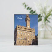 Carte postale "Salut de Florence" (Debout devant)