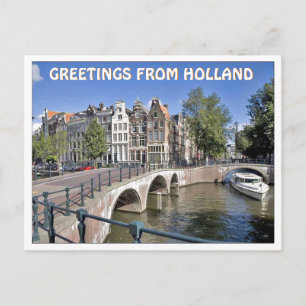 CARTE POSTALE SALUT DE HOLLAND