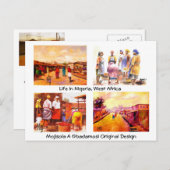 CARTE POSTALE SALUT DE L'AFRIQUE (Devant / Derrière)