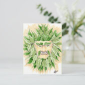 Carte Postale salut de l'homme vert (Debout devant)