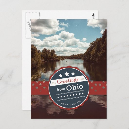 Carte Postale Salut de l'Ohio (Devant / Derrière)