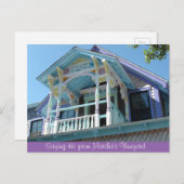Carte Postale Salut de Martha's Vineyard Postcard (Devant / Derrière)