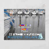 Carte Postale Salut de Rhode Island (Devant)