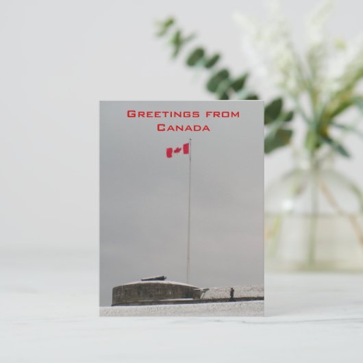 Carte Postale Salut du Canada (Debout devant)