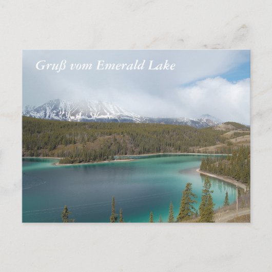 Carte Postale Salut du lac Emerald (Devant)