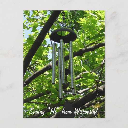 Carte Postale Salut du Wisconsin (Devant)