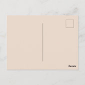 Carte Postale Salut Mary (Ia Orana Maria) (1891) par Paul Gaugui (Dos)