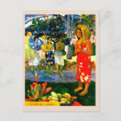 Carte Postale Salut Mary (Ia Orana Maria) (1891) par Paul Gaugui (Devant)