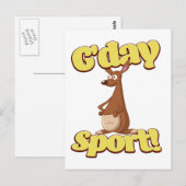 Carte Postale Salut Sport (Devant / Derrière)