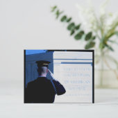 Carte Postale Salut, Tombe du soldat inconnu (Debout devant)